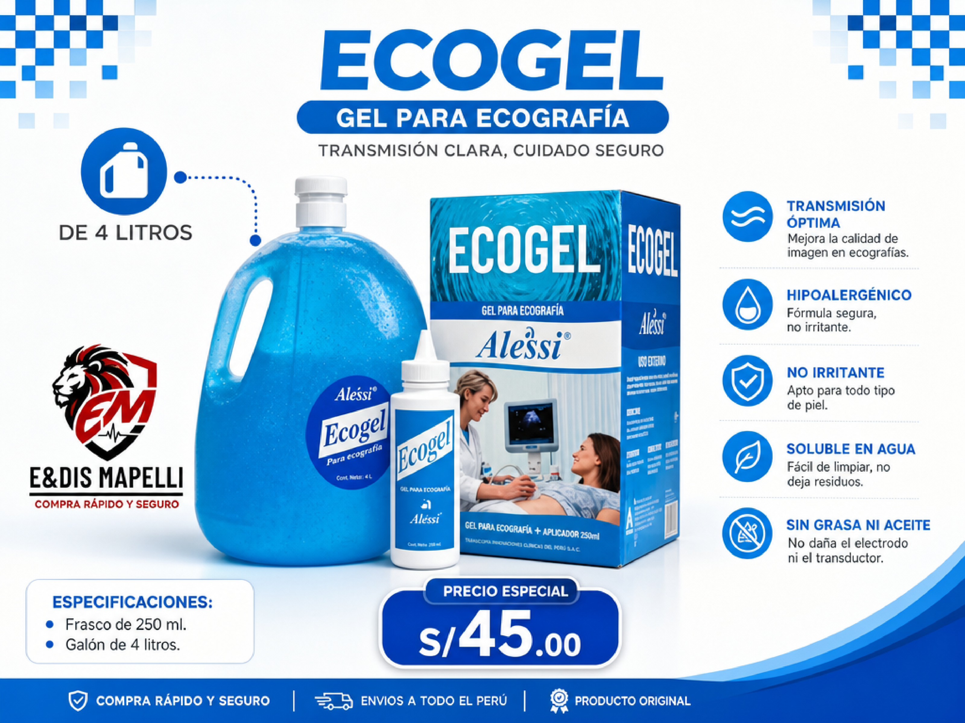 Ecogel Alessi 4 L