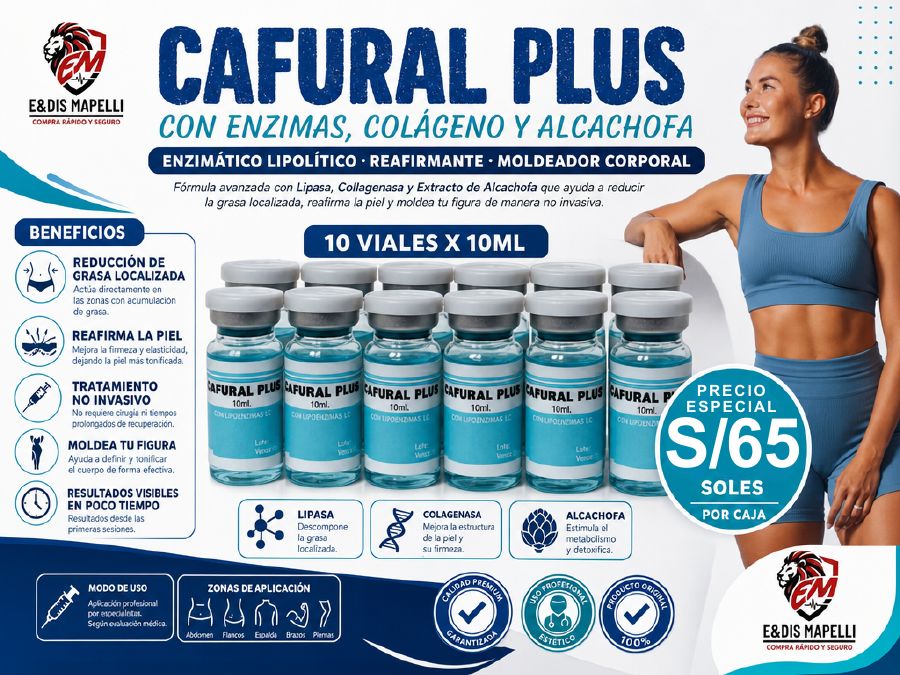 Cafural Plus (10 viales)