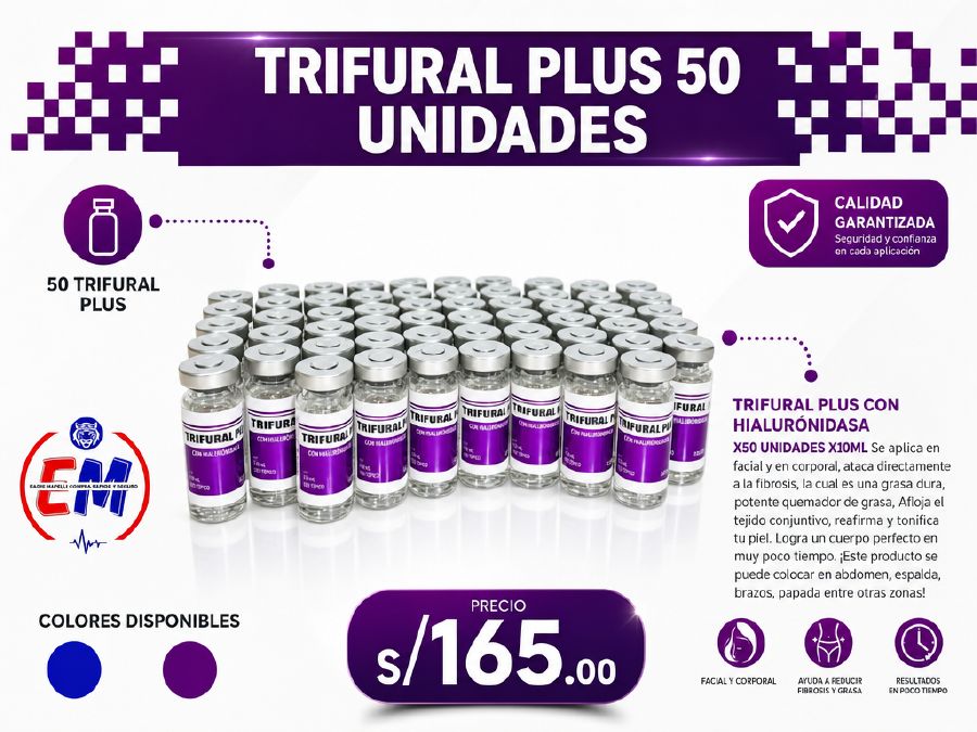 Trifural Plus 50 unidades