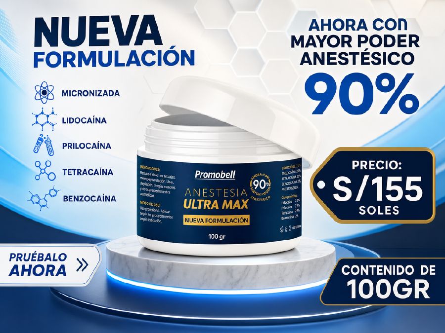 Anestésico Ultra Max 90%