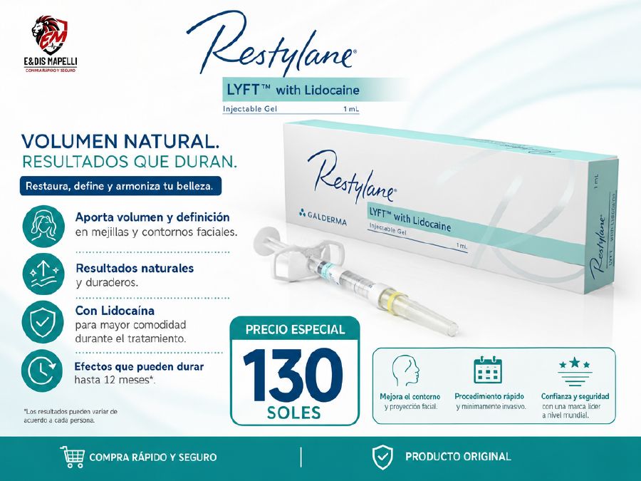 Restylane Lyft con lidocaína