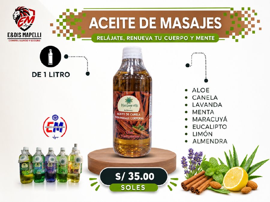 Aceite de Masajes 1 L