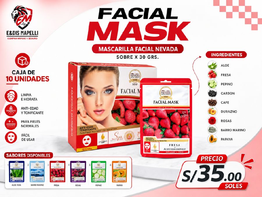 Facial Mask (caja x 10)