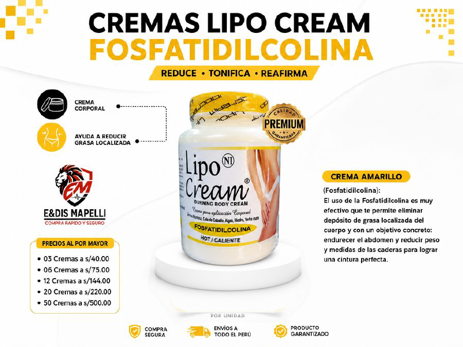 Crema Lipo Cream Fosfatidilcolina